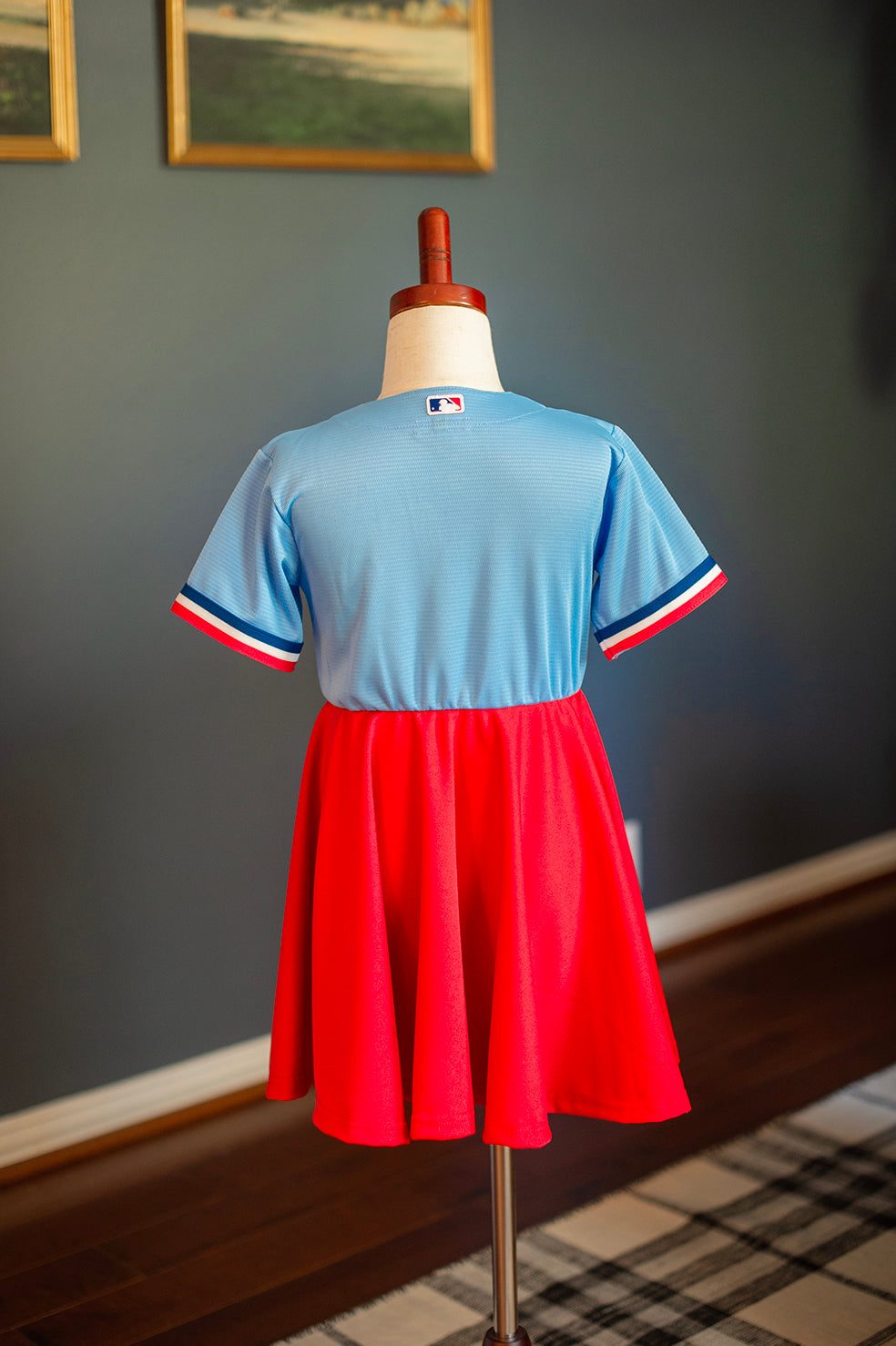Texas Rangers Dress Light Blue - Girls