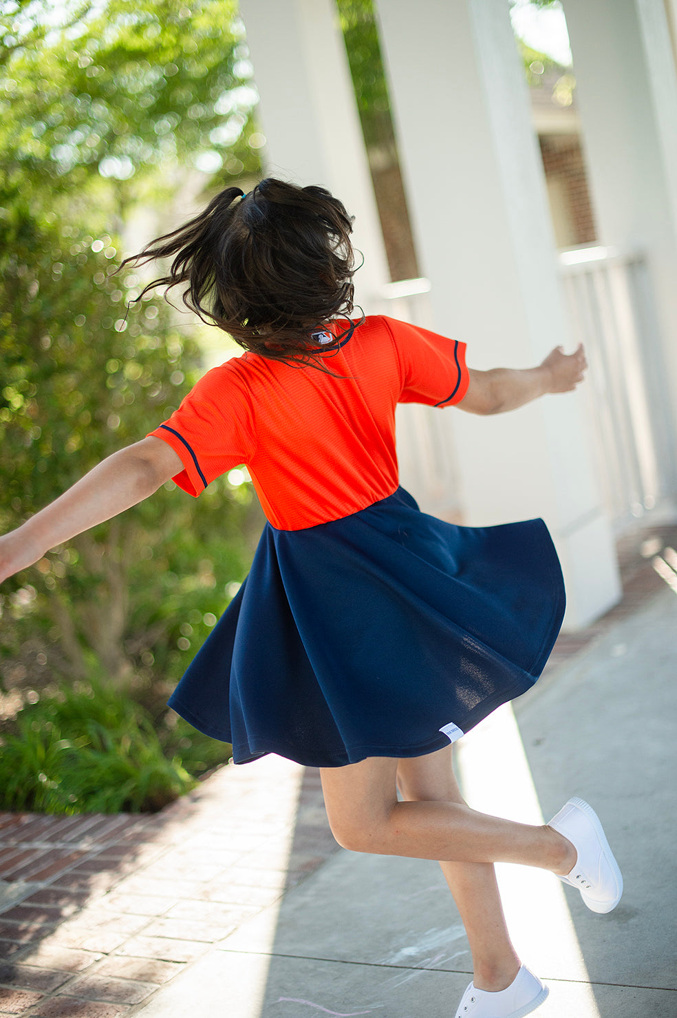 Houston Astros Dress (orange) - Girls