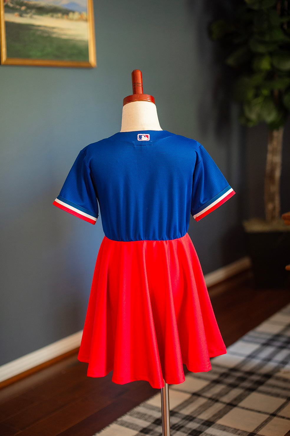 Texas Rangers Dress Royal Blue - Girls