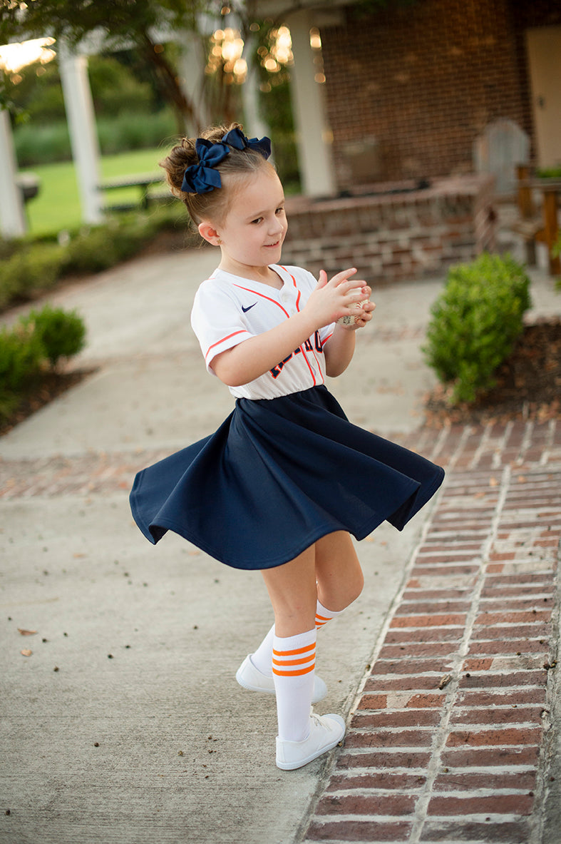 Houston Astros Dress (white) - Girls