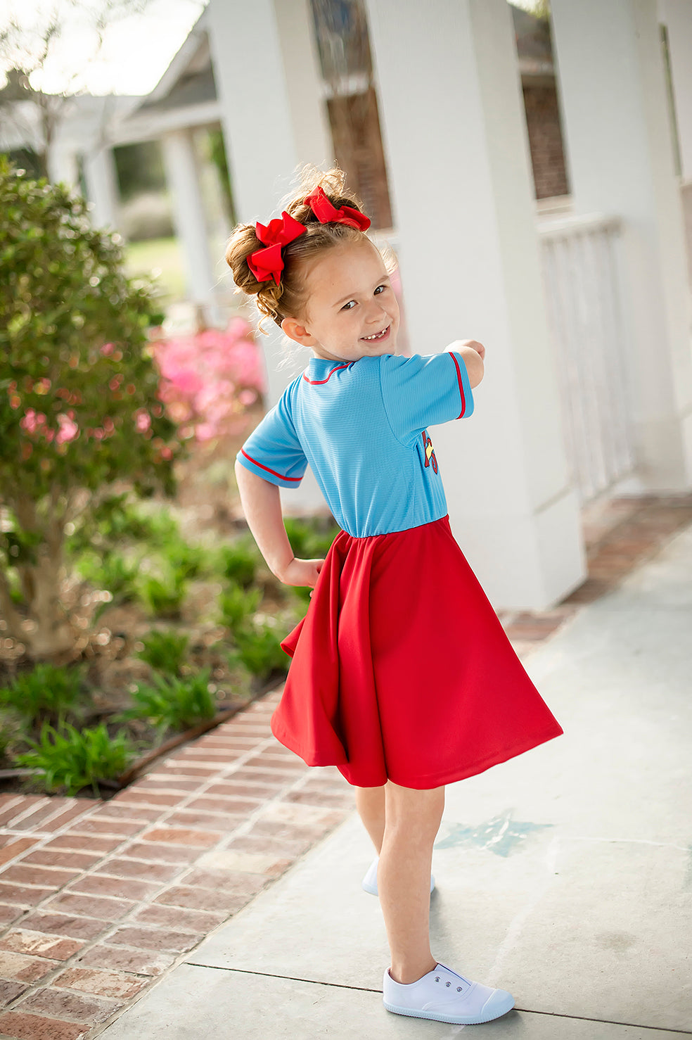 St. Louis Cardinals Dress (blue) - Girl's