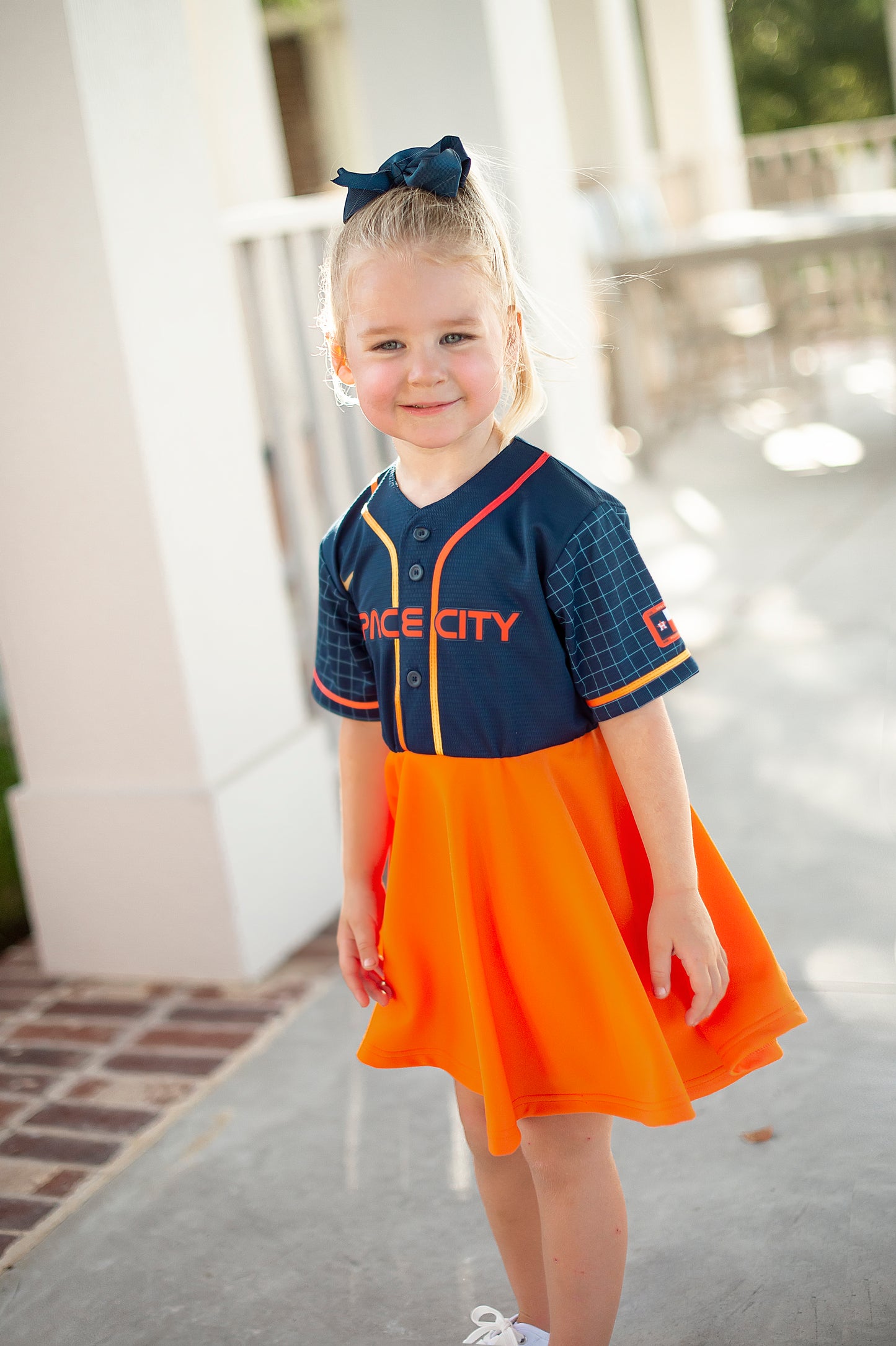 Houston Astros Space City Dress - Girls