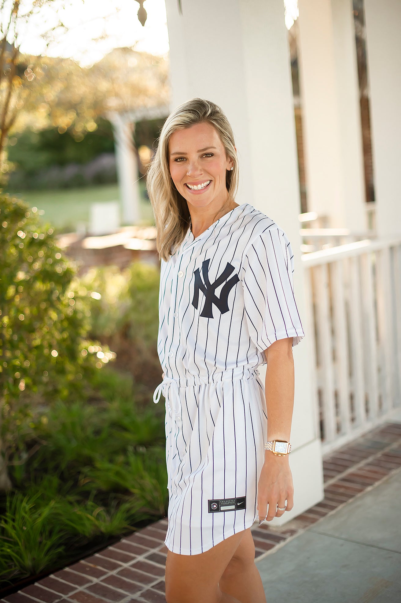 white baseball jersey outfit