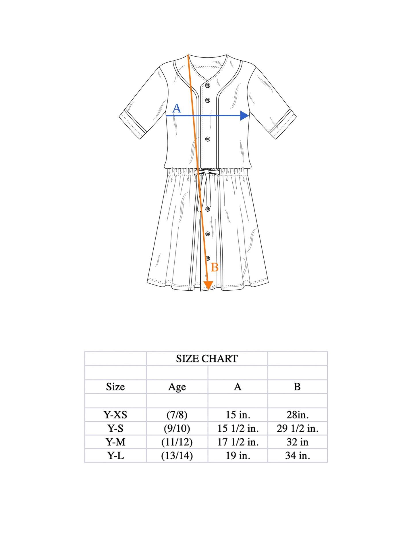 Houston Astros Navy Fan Dress - Youth