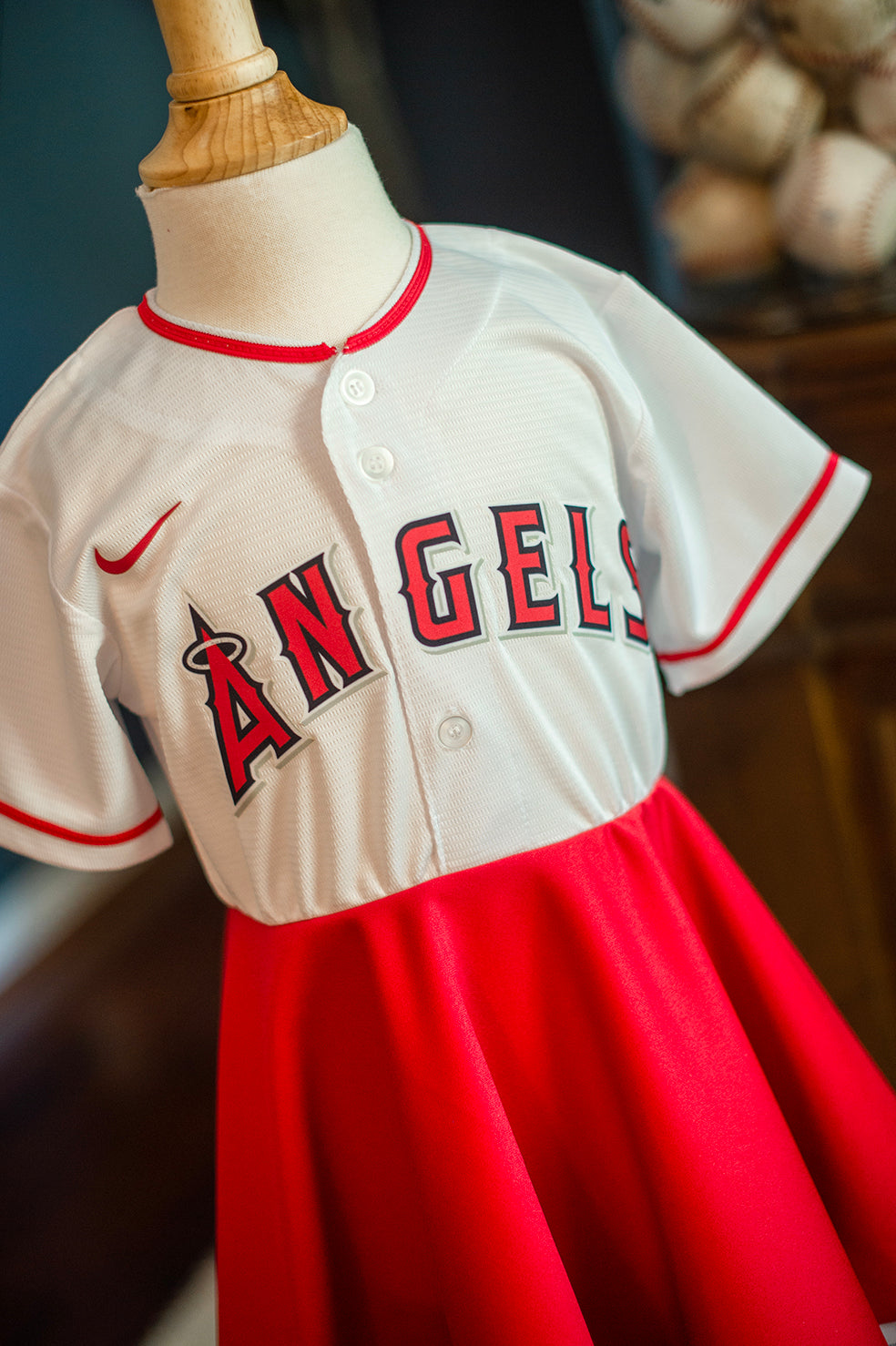 Anaheim Angels Fan Dress - Girls