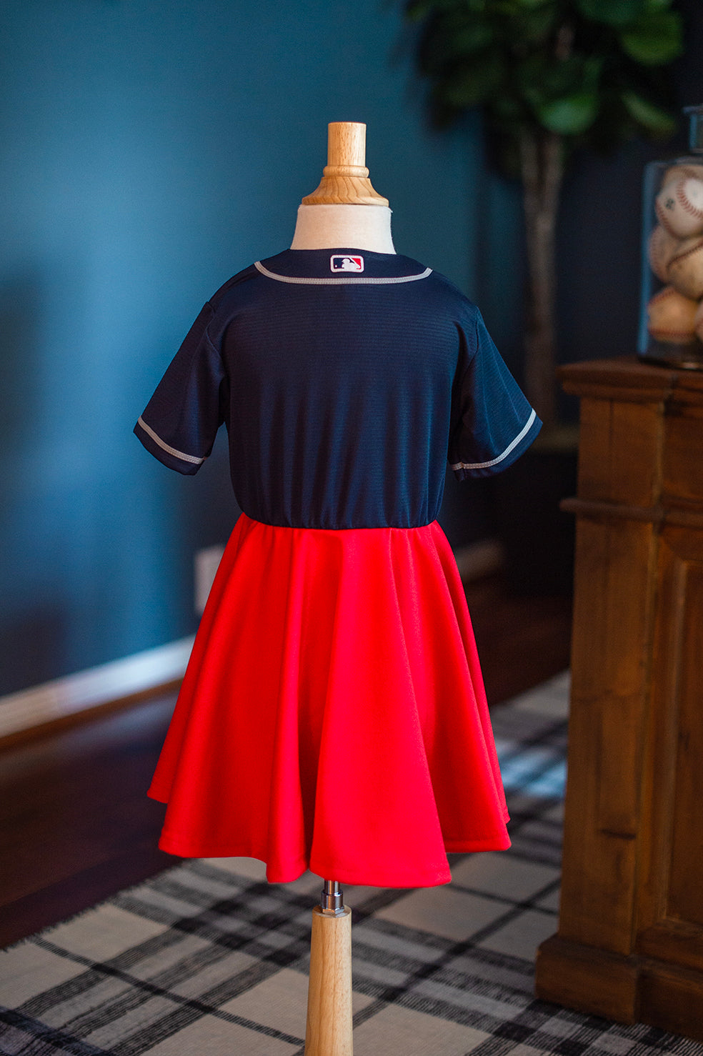 Atlanta Braves Dress (navy)- Girls