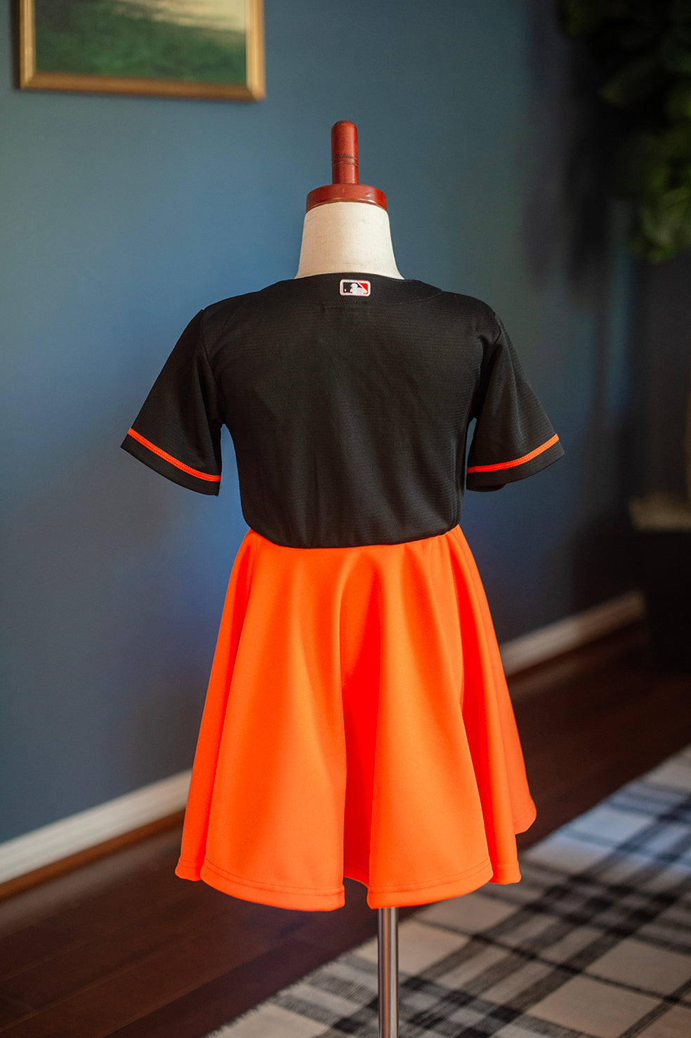 Baltimore Orioles Black Fan Dress - Girls