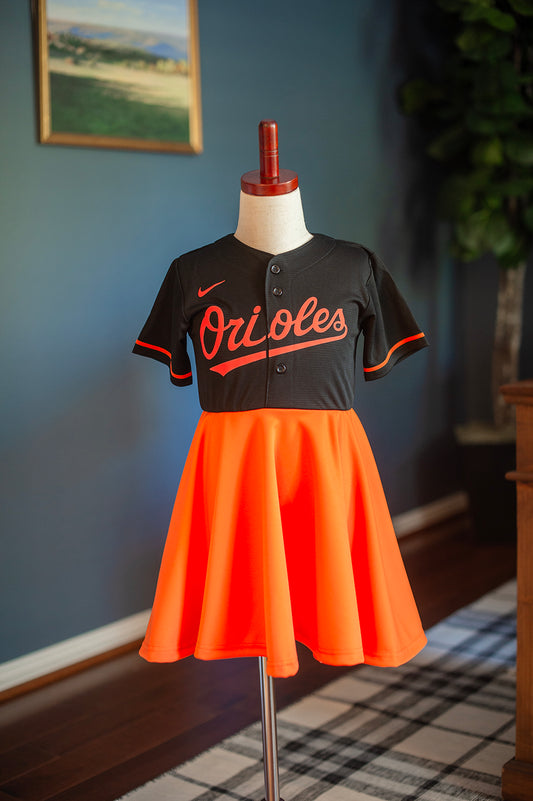 Baltimore Orioles Dress Black - Girls