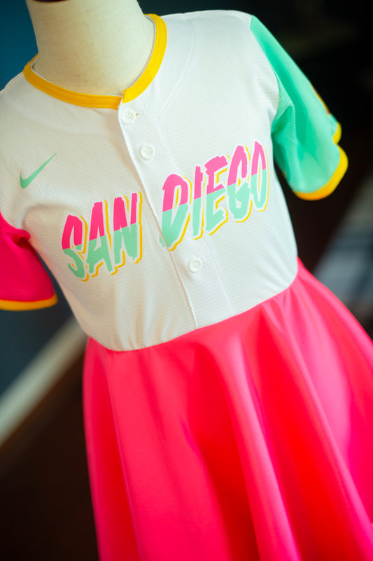 San Diego Padres City Connect Fan Dress- Girls