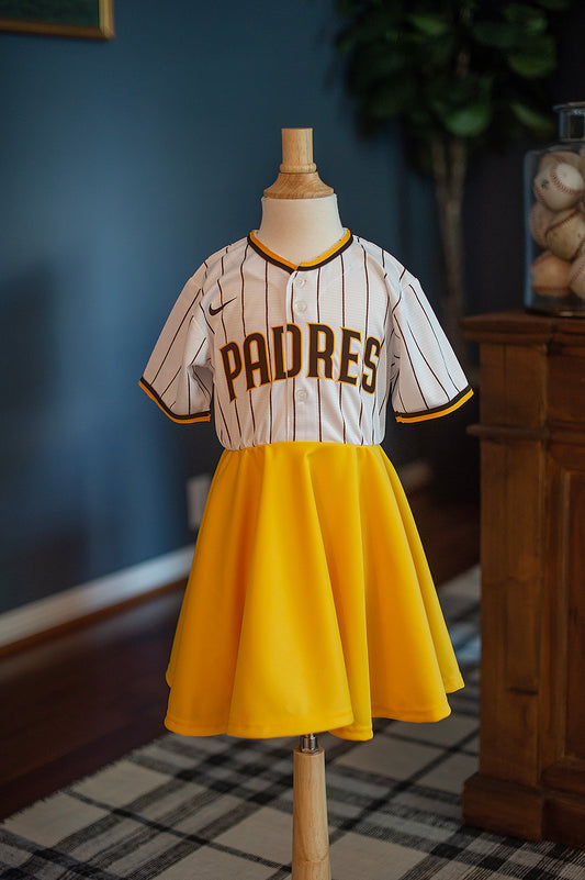 San Diego Padres Fan Dress - Girls