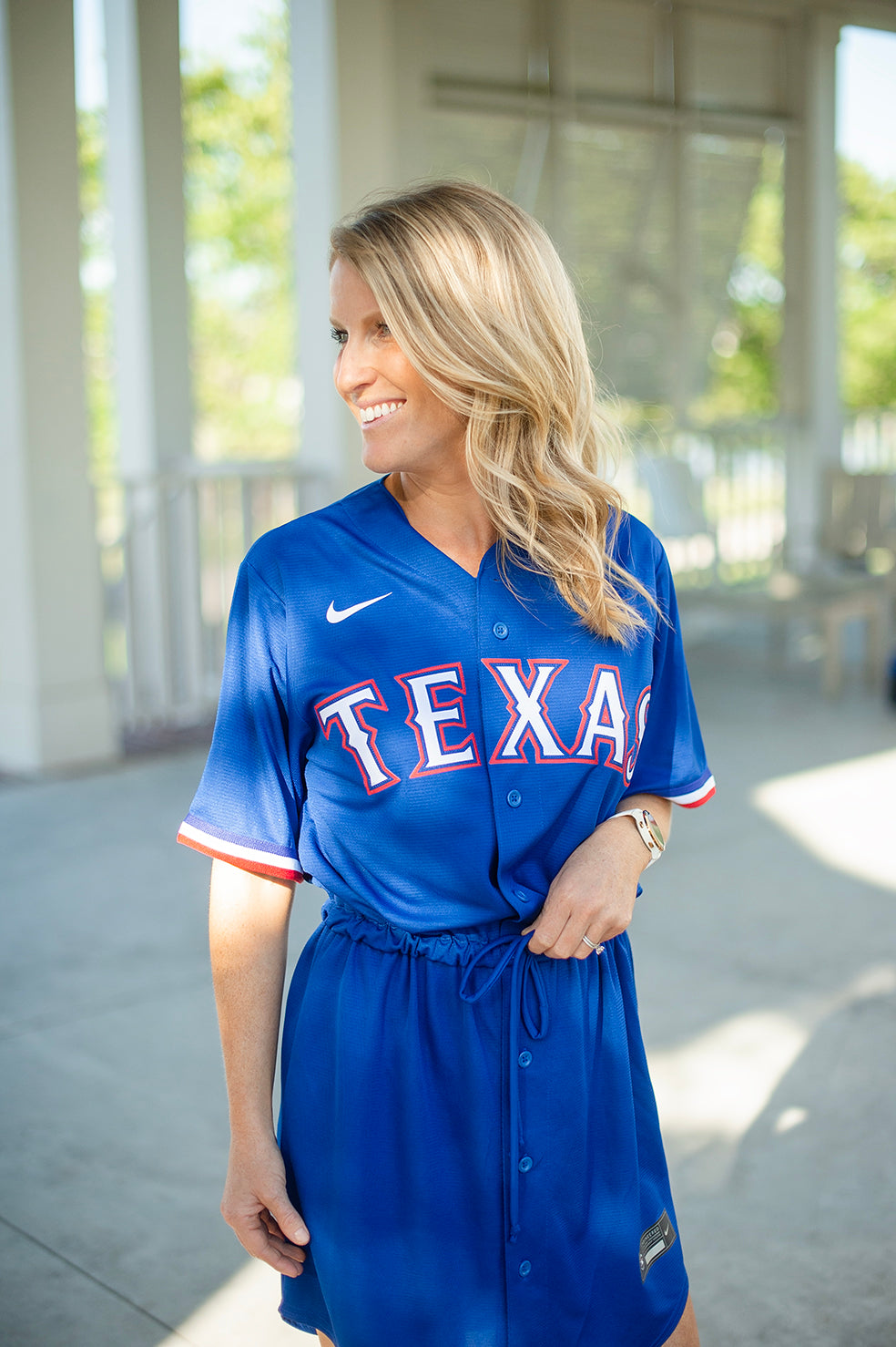 Texas Rangers Blue Fan Dress - Women's