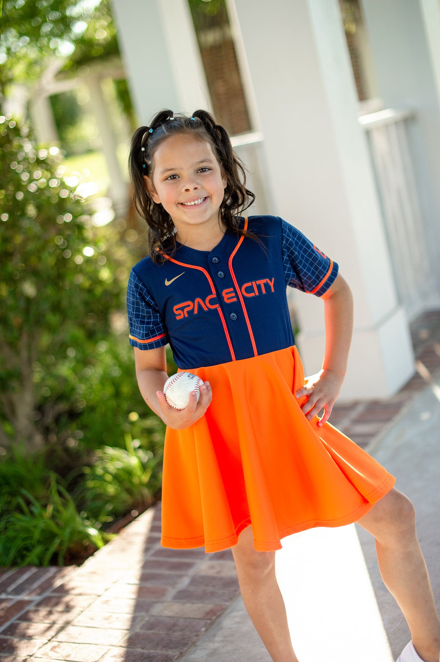 Houston Astros Space City Fan Dress - Girls