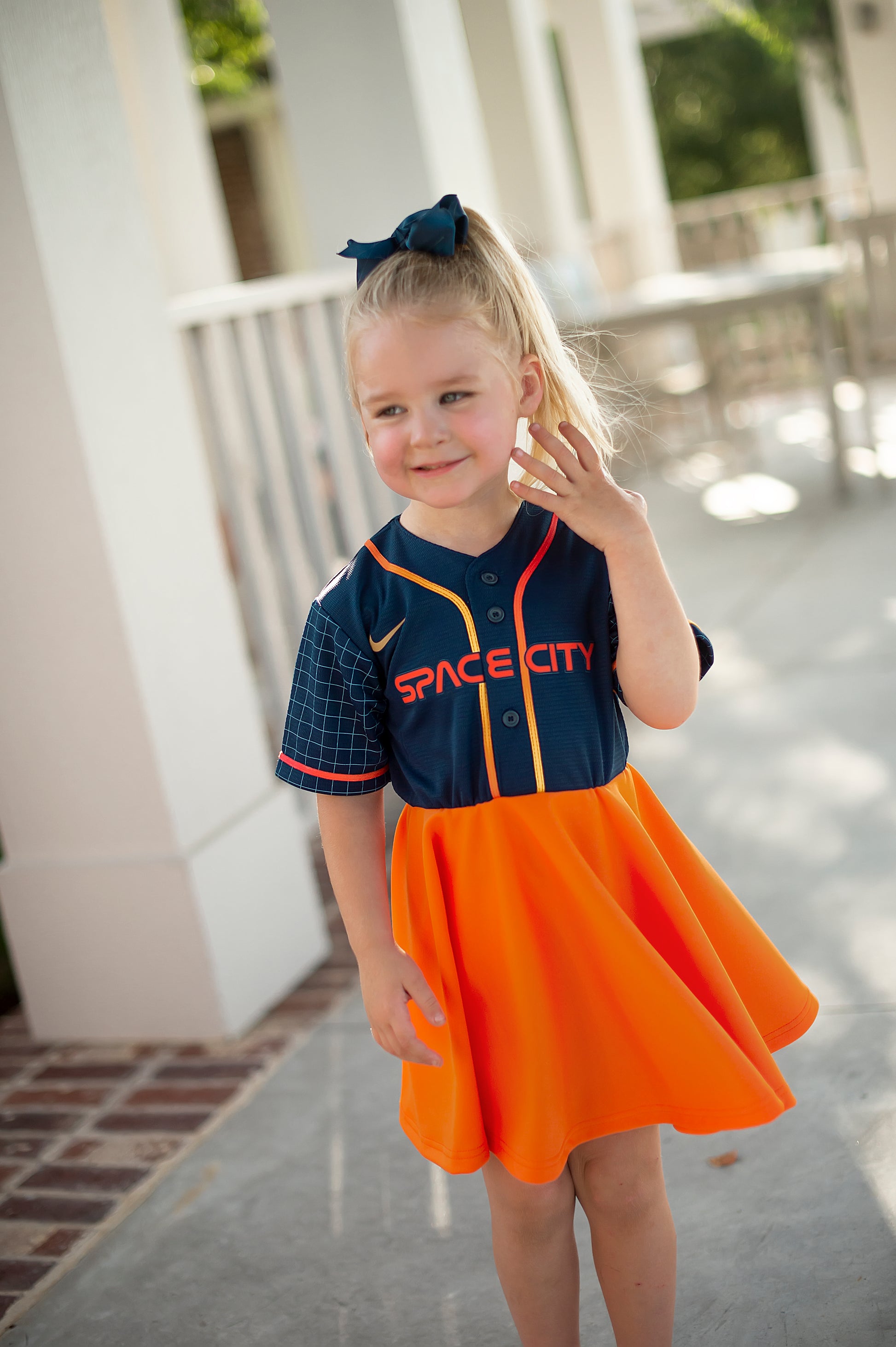 Houston Astros Space City Fan Dress - Girls