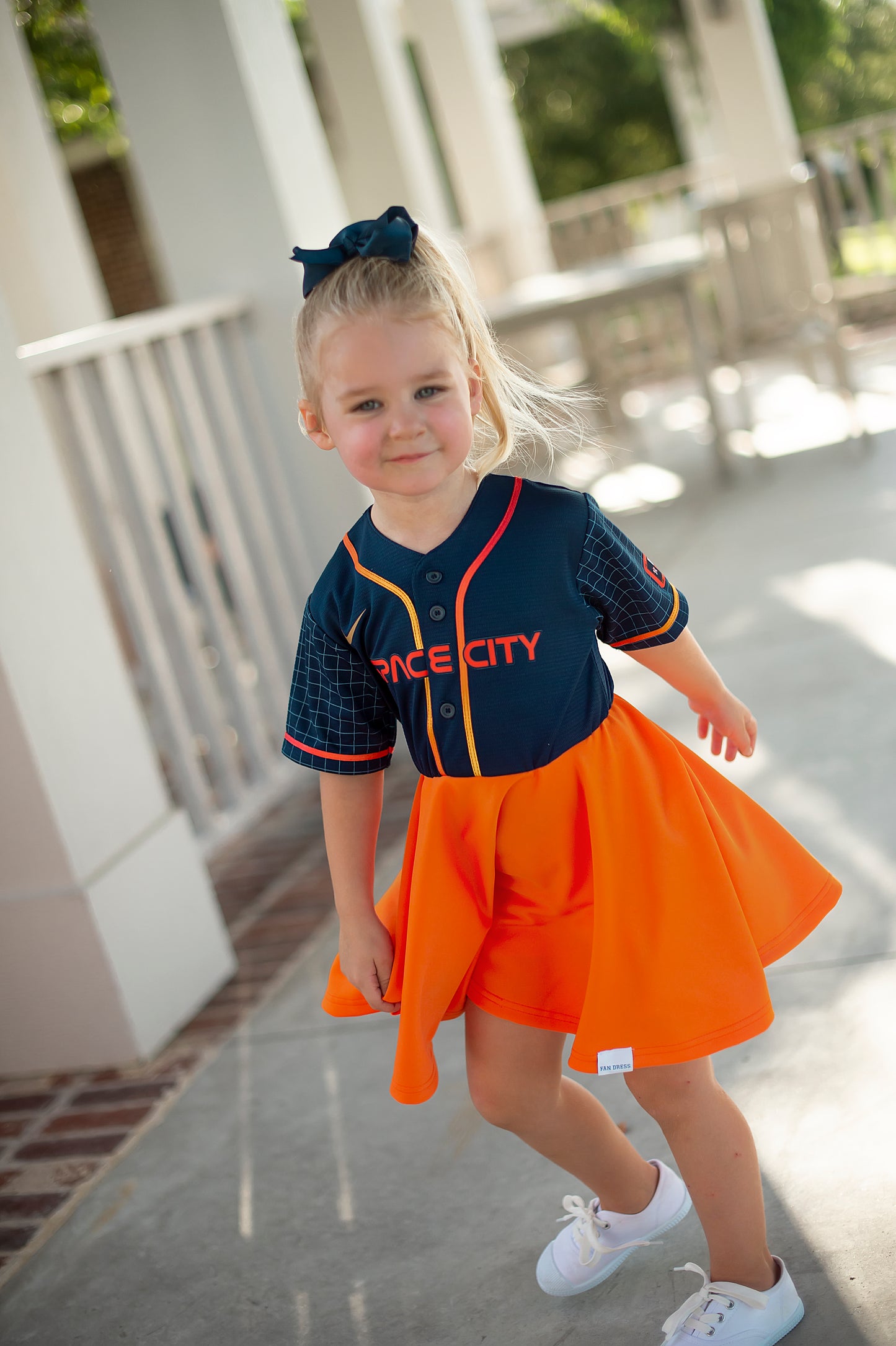 Houston Astros Space City Fan Dress - Girls