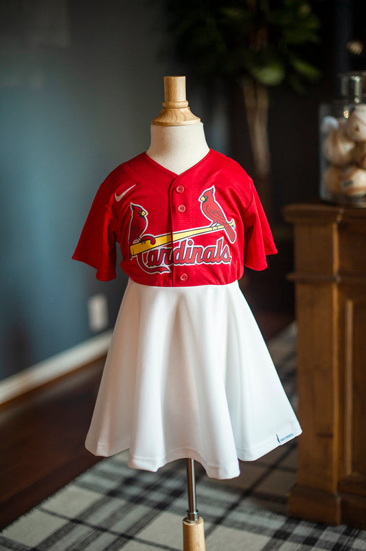 St. Louis Cardinals Dress (Red) - Girls