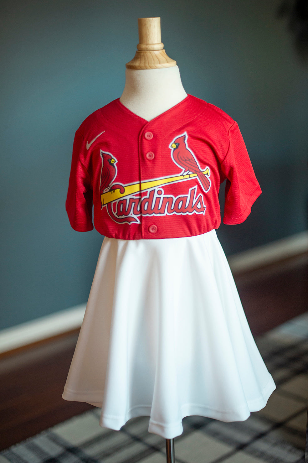 St. Louis Cardinals Dress (Red) - Girls