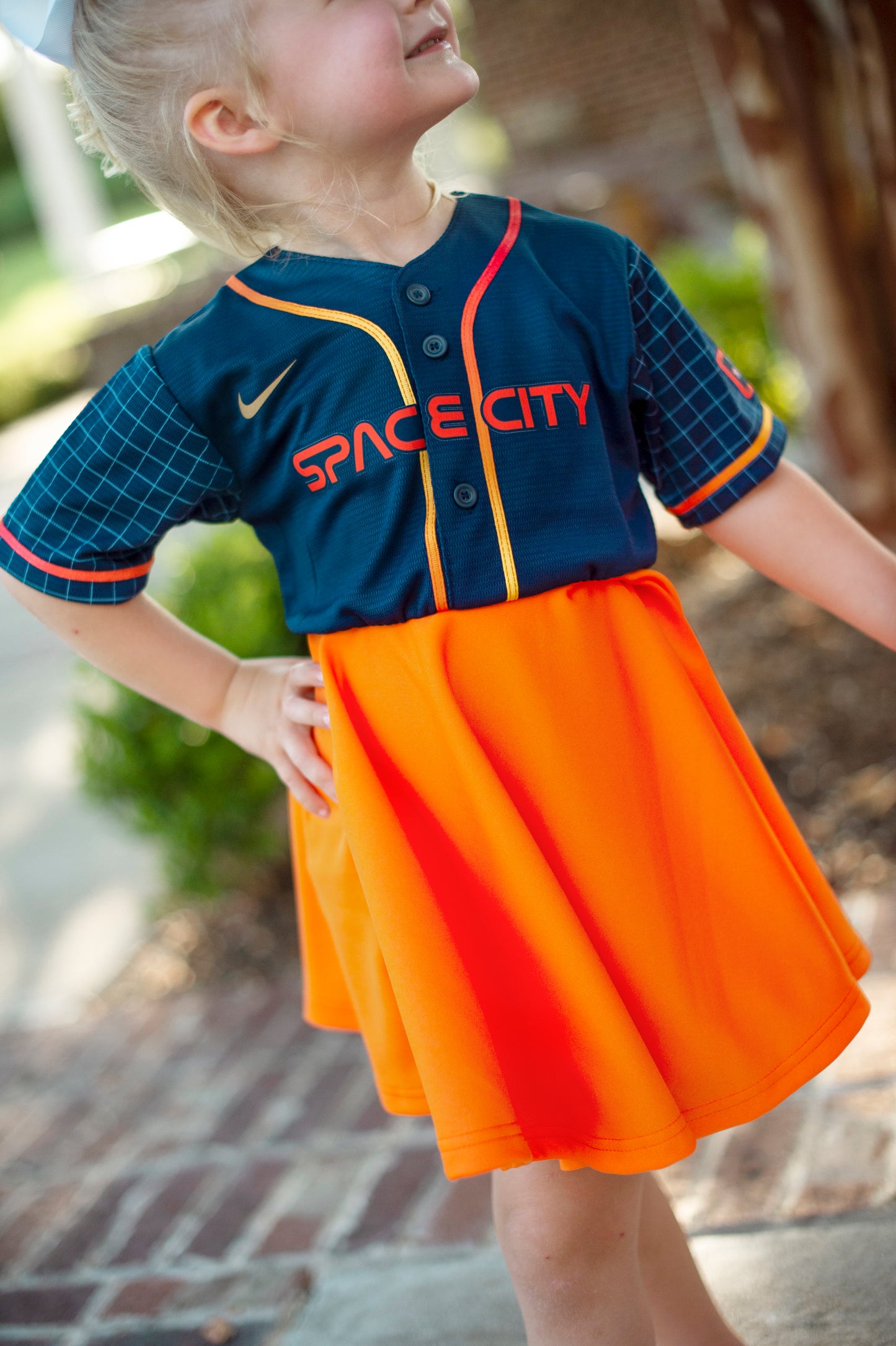 Houston Astros Space City Fan Dress - Girls