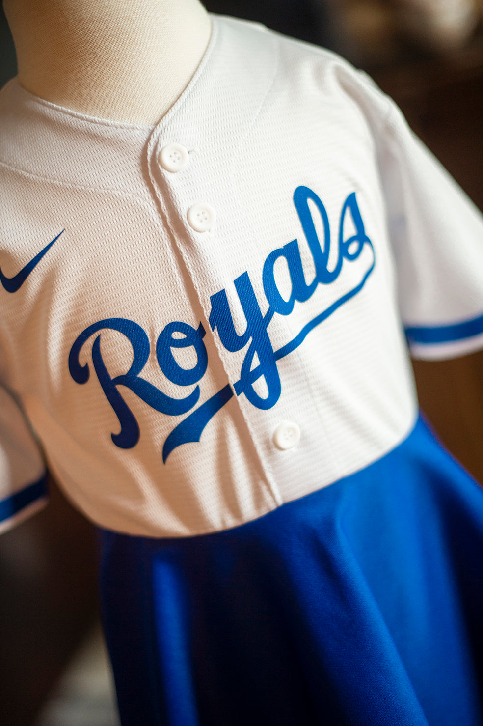 Kansas City Royals Dress (white) - Girls