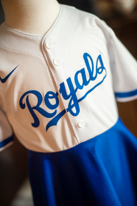Kansas City Royals Dress (white) - Girls