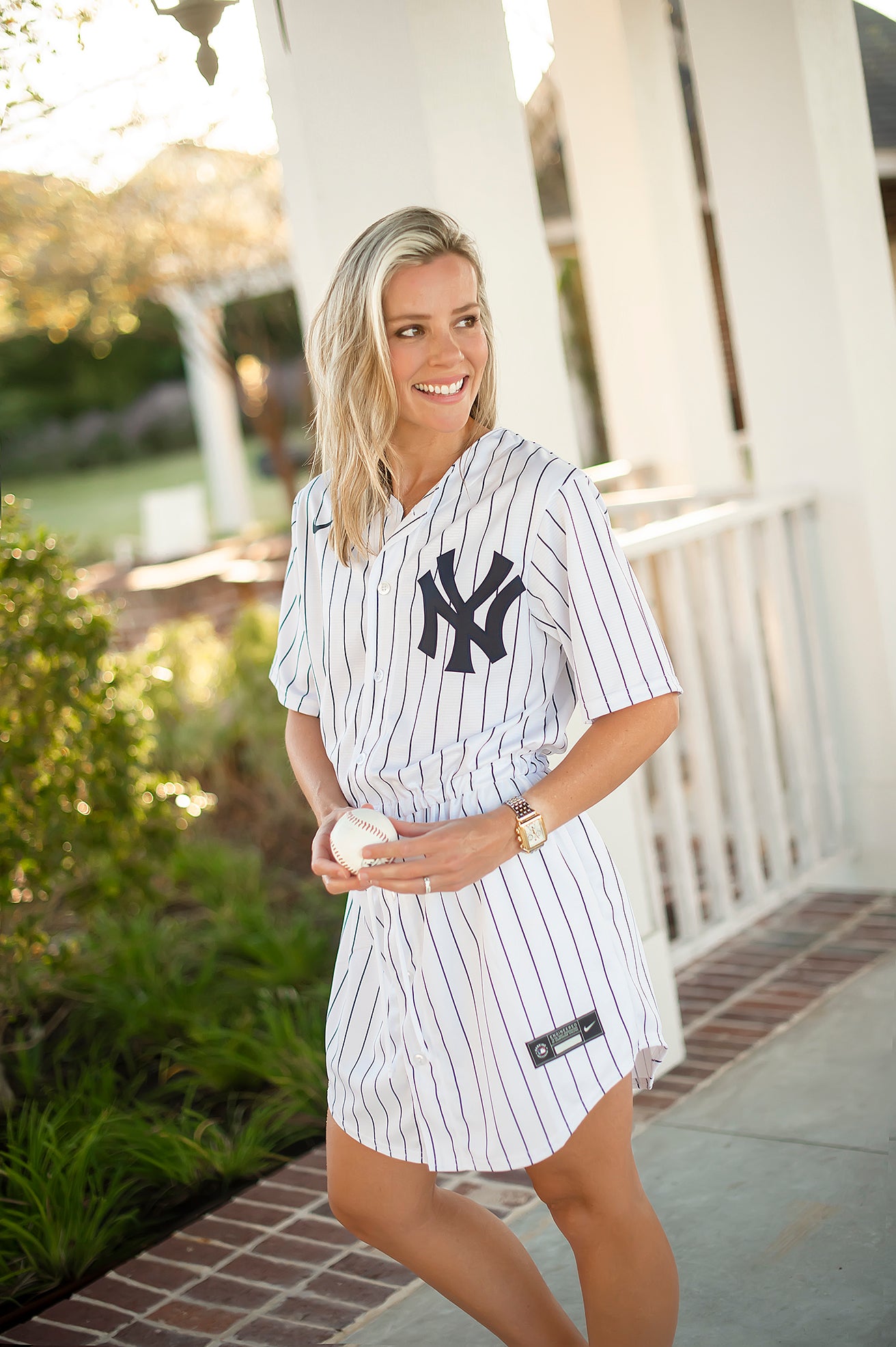 Yankees women's jersey dress